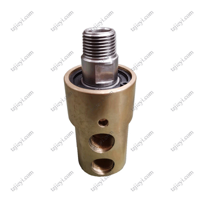 High quality brass housing high speed rotary union for cooling water, hydraulic oil, air