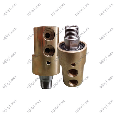 High quality brass housing high speed rotary union for cooling water, hydraulic oil, air