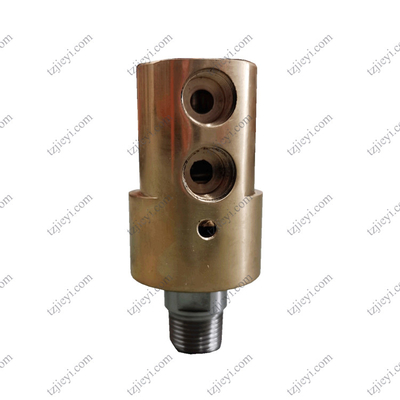 High quality brass housing high speed rotary union for cooling water, hydraulic oil, air