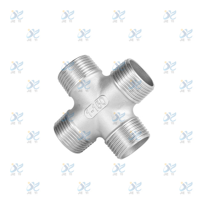 Stainless steel equal diameter four way elbow, high-pressure resistant cross adapter elbow