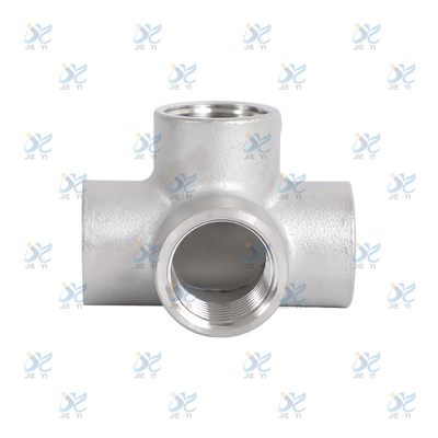 Stainless steel three-dimensional four-way elbow, high-pressure resistant three-dimensional seamless elbow