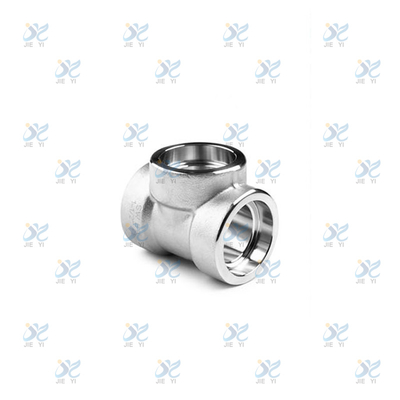 Stainless steel forged high-pressure Tee pipe fittings, Socket Tee elbow