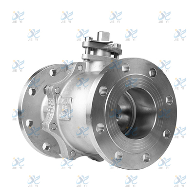 DN100 Casting Forged Steel Carbon Stainless Steel Flanged End Handwheel Floating Ball Valve