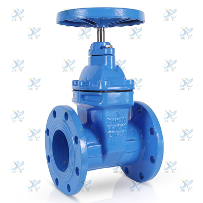 PN16 DN100 Non Rising Stem Resilient Flanged Gate Valve Wedge Gate Valve 200psi Soft SealSteel Gate Valve