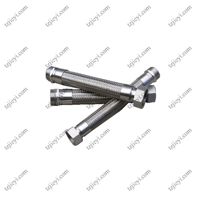 Flexible metal braided hose for automobile exhaust pipe can be customized in size and length