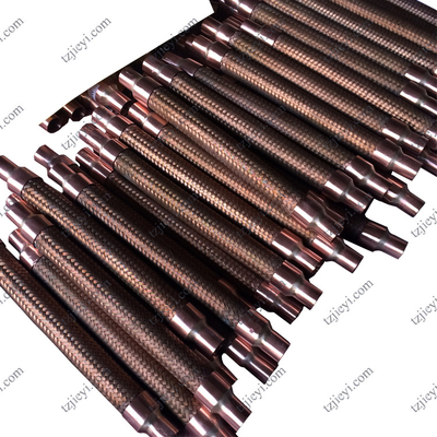 Bronze braided corrugated hose can be used for air conditioning shock absorber pipe