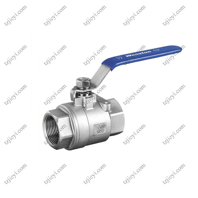 High quality 2 pcs female thread flat lever handle cf8m stainless steel ball valve