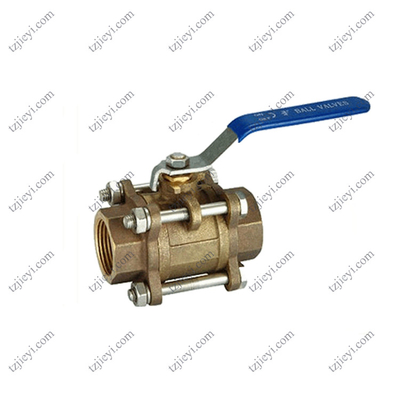 Thread Connection Pieces Stainless Steel 3 Piece Type Water Ball Valve