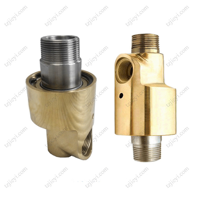 High quality brass shell high speed rotary joint for cooling water, hydraulic oil, air