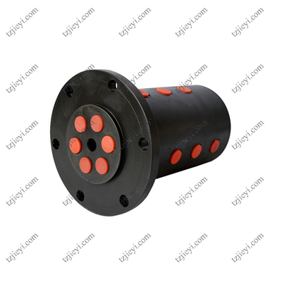 BSP thread 6 passages high pressure hydraulic rotary union for lifting equipment