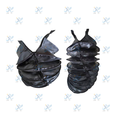 Zipper type high-temperature resistant oil cylinder protective cover, flame retardant rubber material protective cover