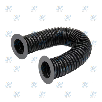 Flange connected high-temperature resistant oil cylinder protective cover, flame retardant rubber material protective co